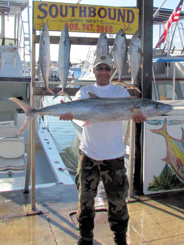 King Mackerel caught on charter fishing trip with Key West charter fishing boat Southbound