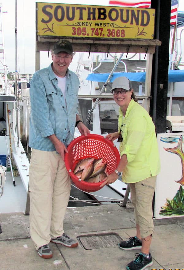 Yellow Tail Snapper caught in Key West on charter Fishing boat Southbound
