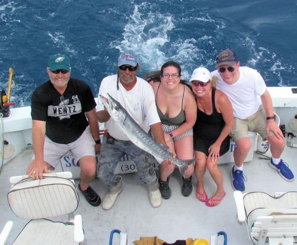 Barracuda caught on the reef off Key West florida on Charter boat Southbound