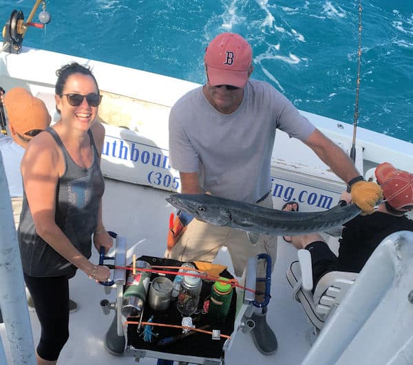 Big Barracuda caught in Key West on charter fishing trip