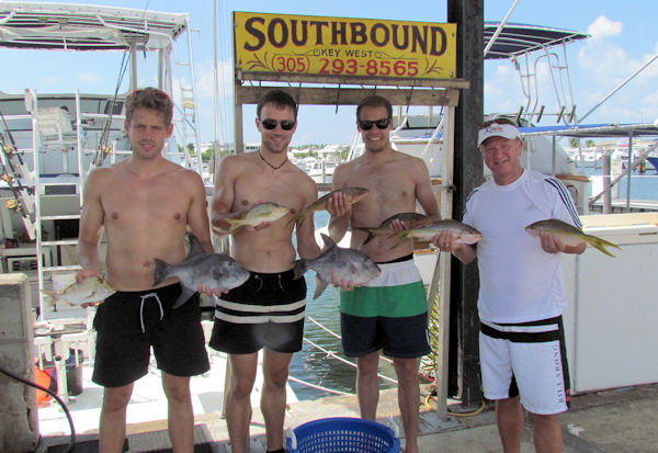 Yellow tail snapper caught in Key West fishing on charter boat Southbound, Key West