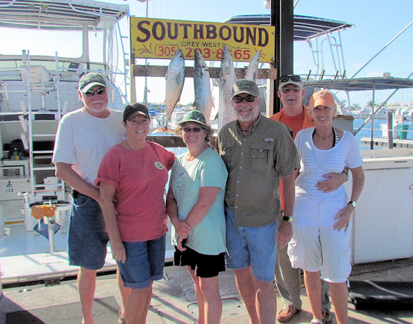 Fish caught  in Key West fishing on charter boat Southbound