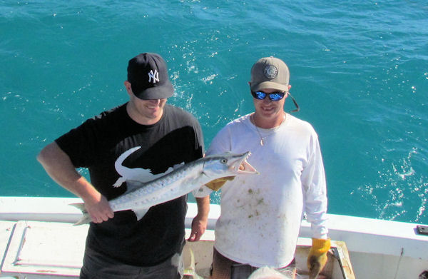 Barracuda caught and released in Key West fishing on Key West Charter boat Southbound