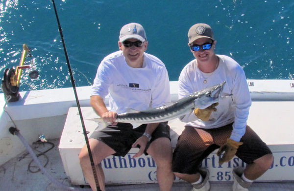 Barracuda caught and released in Key West fishing on Key West charter boat Southbound