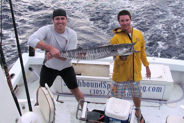 Wahoo caught in Key West fishing on Key West charterboat Southbound