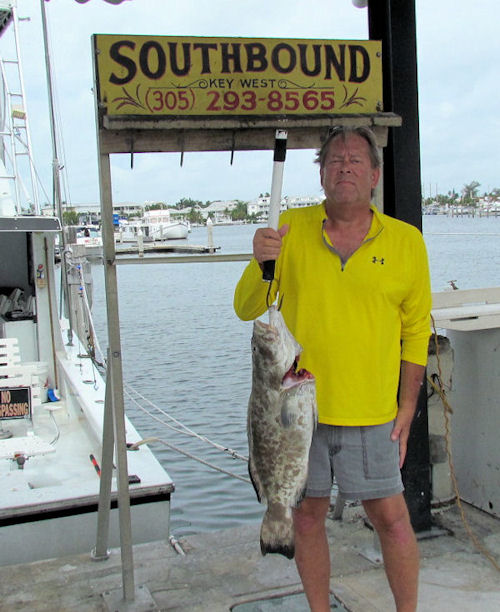 Grouper caugth in early part of open season while in Key West fishing on charter boat Southbound