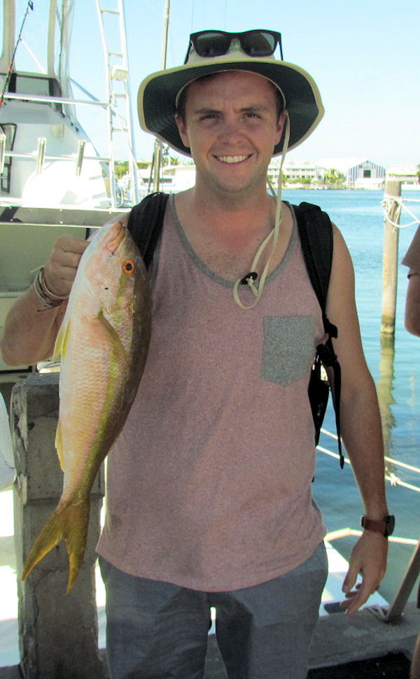 Big Yellow tail caught in Key West fishing on CharterBoat Southbound