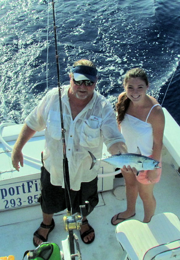 Bonito caught on the Charter Boat Southbound while fishing Key West Waters