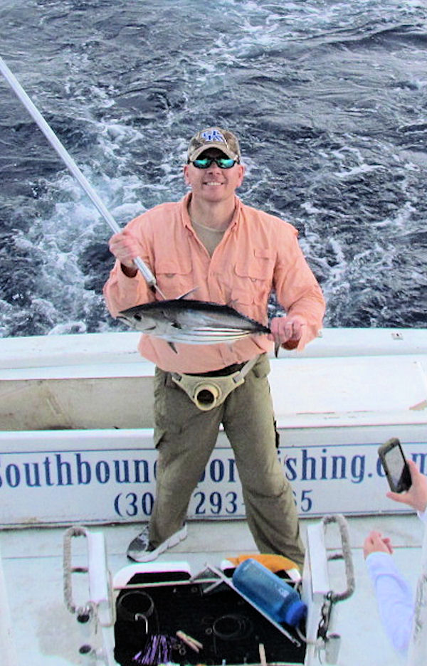 Skip Jack Tuna caught in Key West Fishing on charter boat Southbound