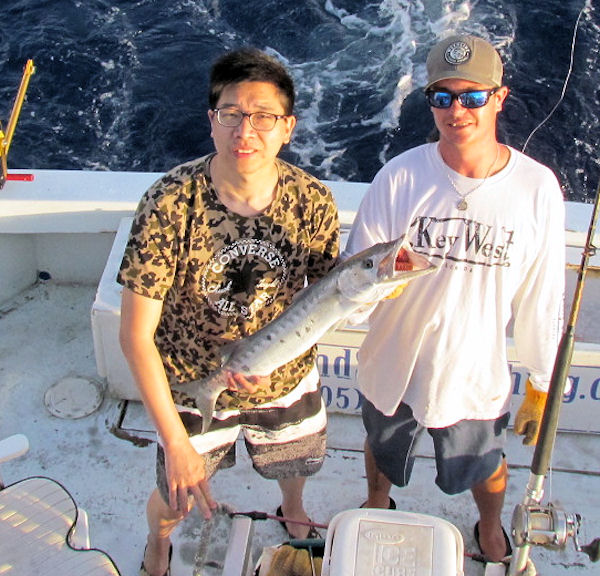 barracudas caught in Key West fishing on Key West charter boat Southbound