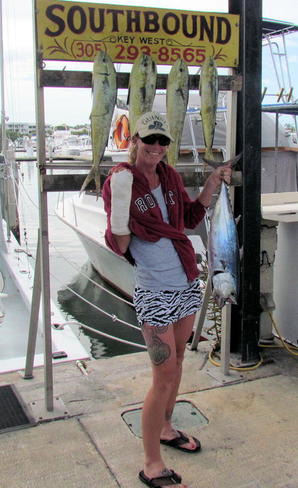 Bonito caught in Key West Fishing on Charter Boat Southbound