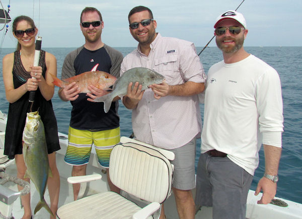 Fish caught  in Key West fishing on charter boat Southboun