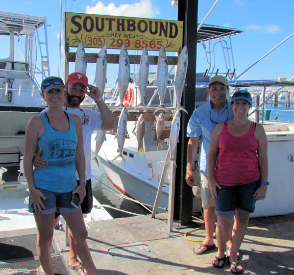 Cero Mackerel and Yellow tail snapper caugth in Key West fishing on charter boat Southboun