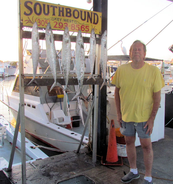 King Mackerel caught in Key West fishing on charter boat Southbound