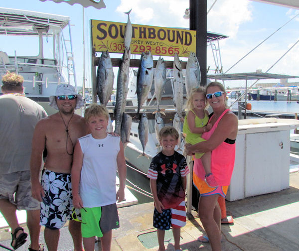 Fish caught in Key West fisihing on charter boat Southbound