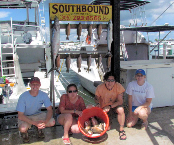 Yellow Tail and Mangrove snapper caught in Key West fishing on charter boat Southbound