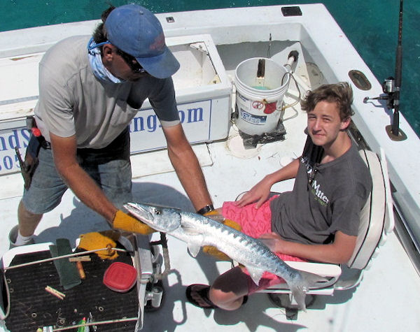 Barracuda caught in Key West Fishing on charter boat Southbound