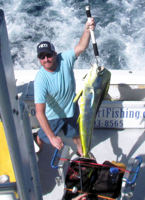 Large mahi makes for a great day charter fishing in Key West