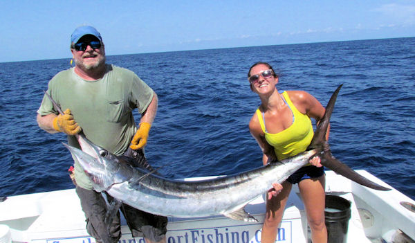 Blue Marlin caught and released in Key West fishing on charter boat Southbound