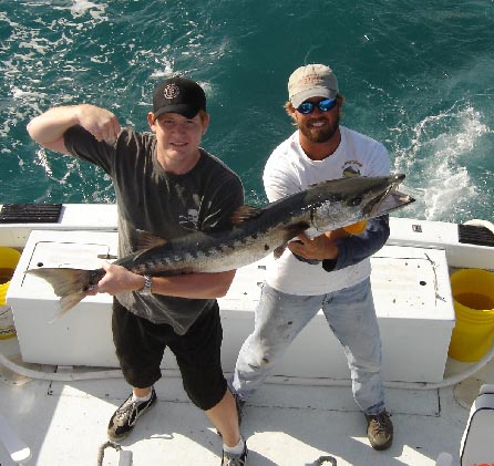 Big Barracuda caught aboard Southbound in Key West Florida in 2006