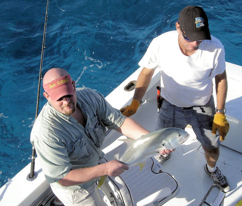 Carvalle Jack  caught fishing Key West on Key West charter fishing boat Southbound from Charter Boat Row Key Wes