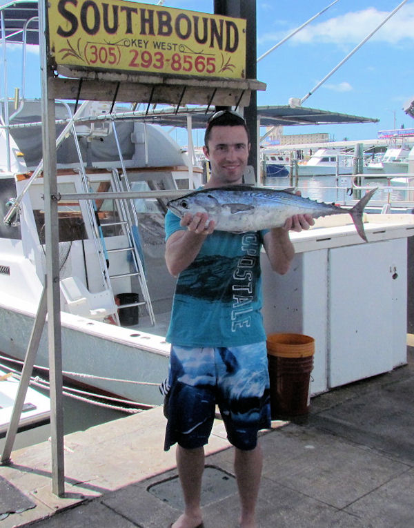 Bonito caugth in Key West fishing on charter boat Southbound