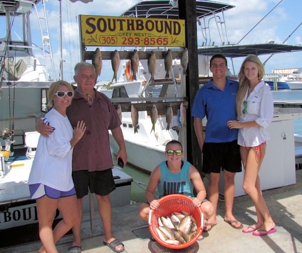 Yellow Tail and Mangrove snapper caught in Key West fishing on charter boat Southbound