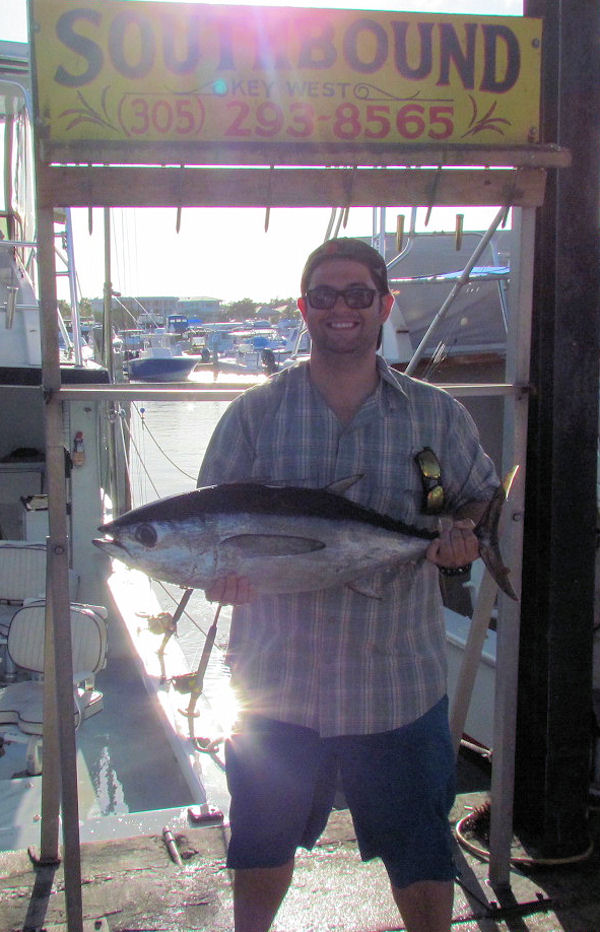 Black Fin Tuna caught in Key West Fishing on charter boat Southbound