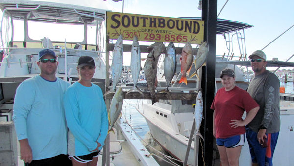Delicious reef fish caught  in Key West fishing on charter boat Southbound