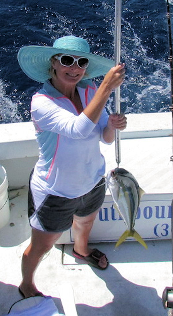 Rainbow Runner caught in Key West fishing on charter boat Southbound