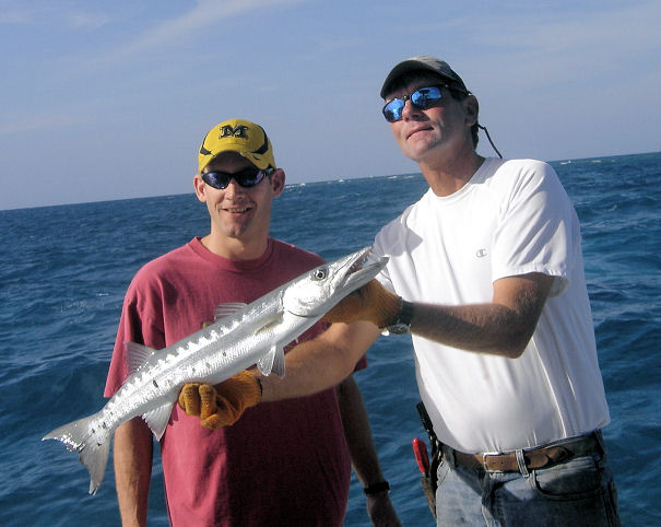 Barracuda caught in Key West fishing on charter boat Southbound from Charter Boat Row Key West