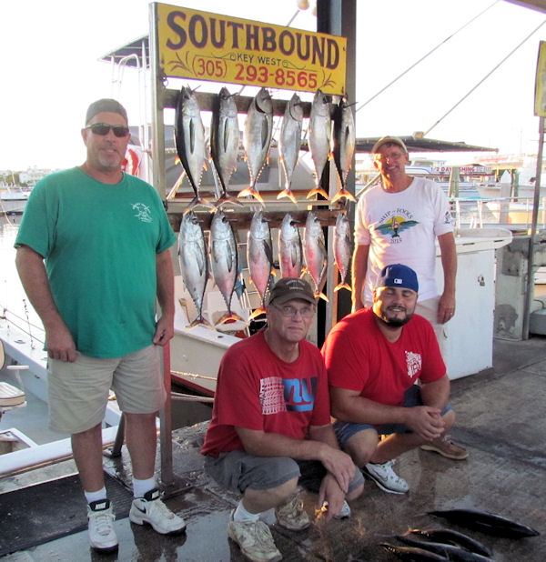 Black Fin Tuna caught in Key West on charte Boat Southbound