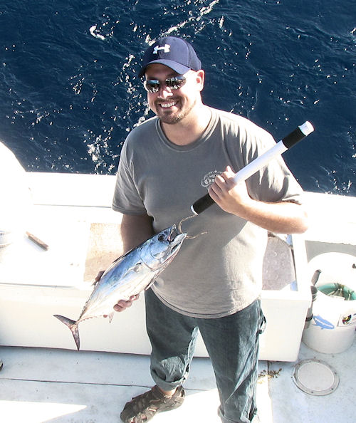 Skip Jack Tuna caught fishing in Key West on Charter Boat Southbound from Charter Boat Row Key West