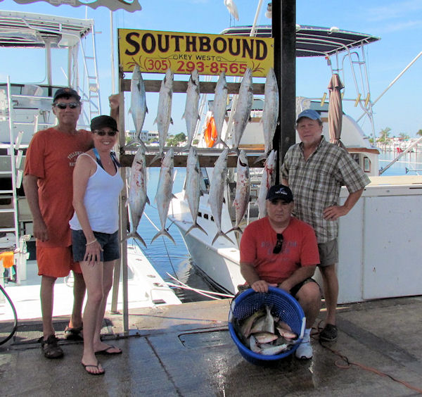 Cero Mackerel and Yellow Tail Snapper caught fishing Key West on charter boat Southbound from Charter Boat Row Key West