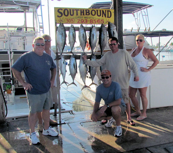 Black Fin Tuna caught in Key West Fishing on Charter Boat Southbound