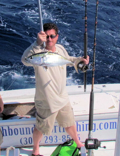 Black Fin Tuan caught in Key West fishing on charter boat Southbound