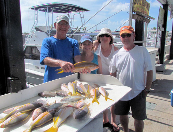 Tasty Snappers caught in Key West fishing on Charter Boat Southbound
