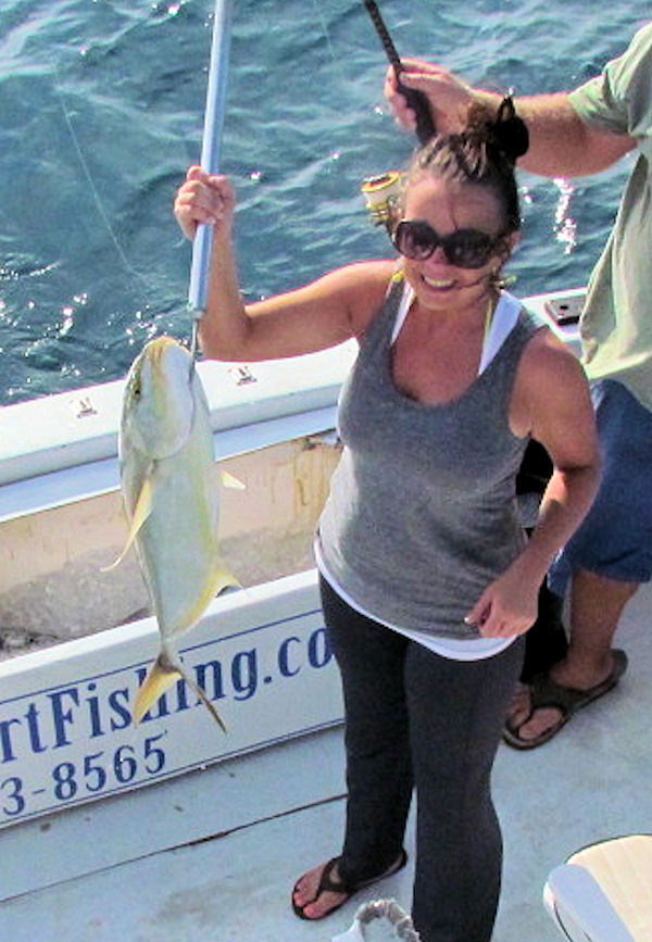 Big Yellow Jack caught in Key West fishing on Charter Boat Southbound