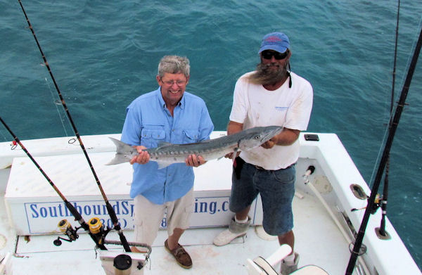 Barracuda Caught and released in Key West fishing on charter boat Southbound