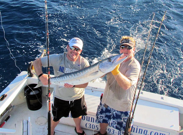 Barracuda caught and released in Key West fishing on charter boat Soutbound
