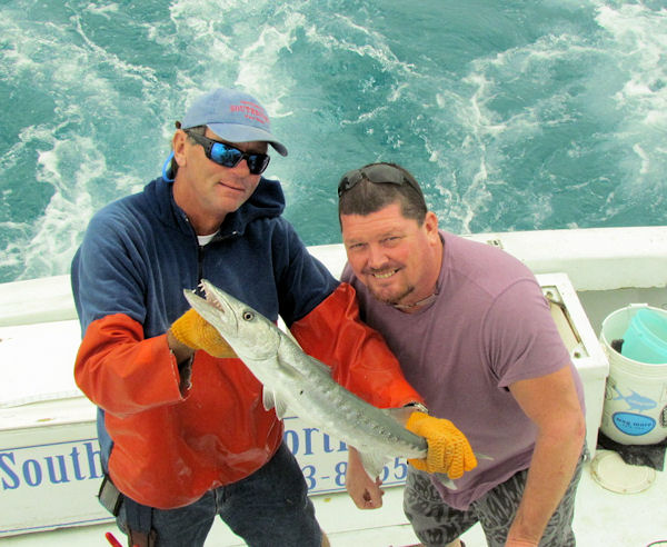 Barracuda caught in Key West fishing on Charter Boat Southbound