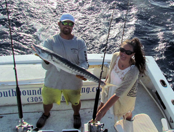 Big Barracuda caught in Key West charter fishing on the Southbound