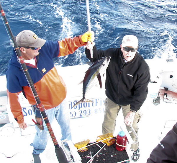 Black Fin tuna caught in Key West fishing on Charter Boat Southboud