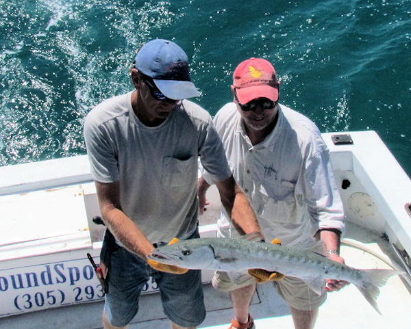 Barracuda  caught and in Key West Fishing on charter boat Southbound