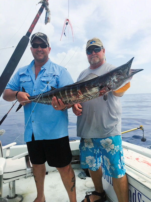Wahoo caught in Key West fishing on charter boat Southbound