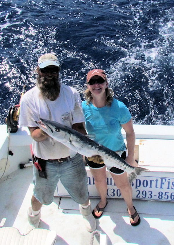 Barracuda caught in Key West fishing on charter boat Southbound, Key West