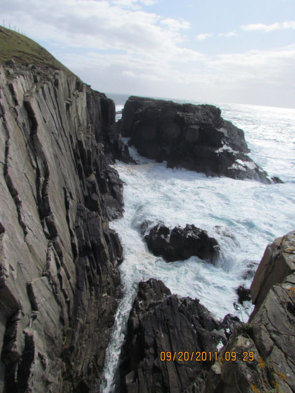 Rocky shoreline in Ireland taken when on vacation when not in Key West fishing for a living on Charter Boat Southbound
