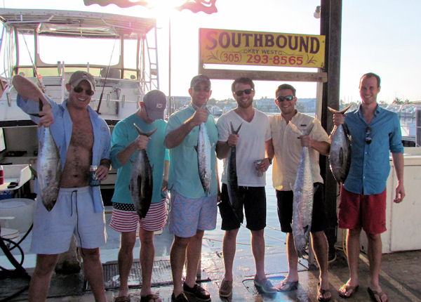 Black Fin Tuna caught fishing Key West on Charter boat Southbound