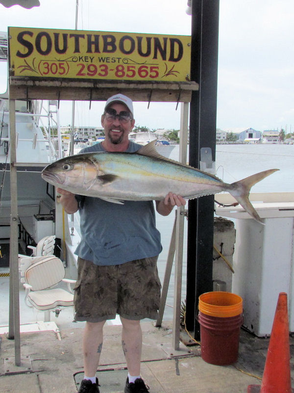 Amberjack caught in Key West fishing on charter boat Southbound