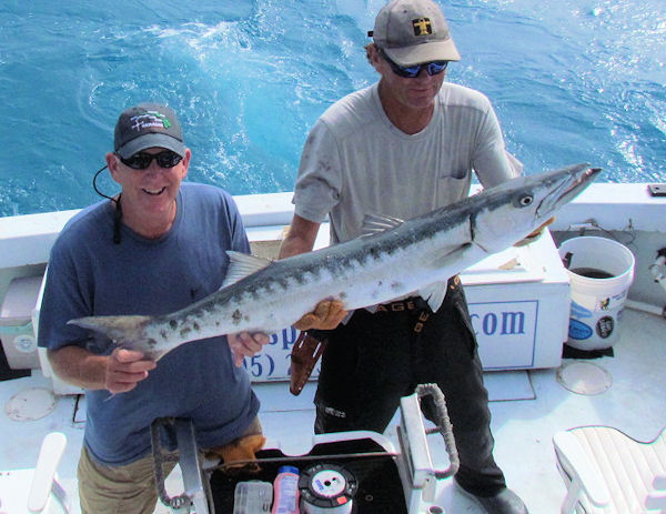 Big Barracuda caught in Key West fishing on Charter boat Southbound